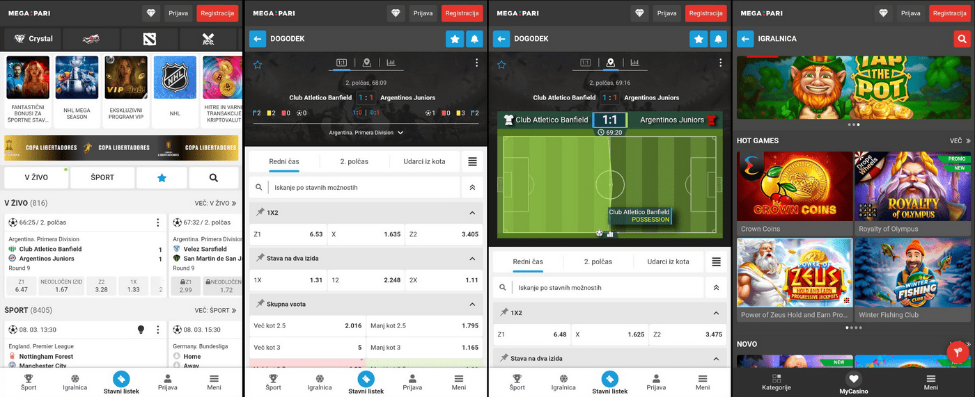 Megapari kladjenje putem mobitela